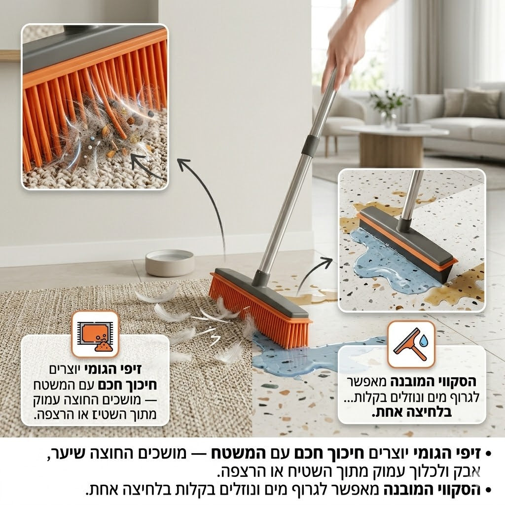 PureSwipe™ - מטאטא הקסם